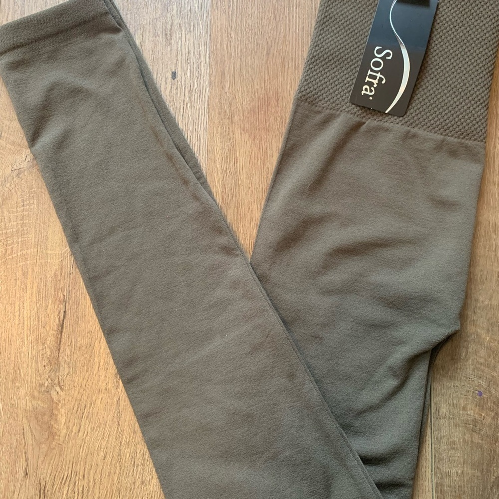 Kids soft green Leggings Sofra - Picture 7 of 7